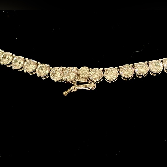 Diamond Tennis Necklace - Picture 4 of 10